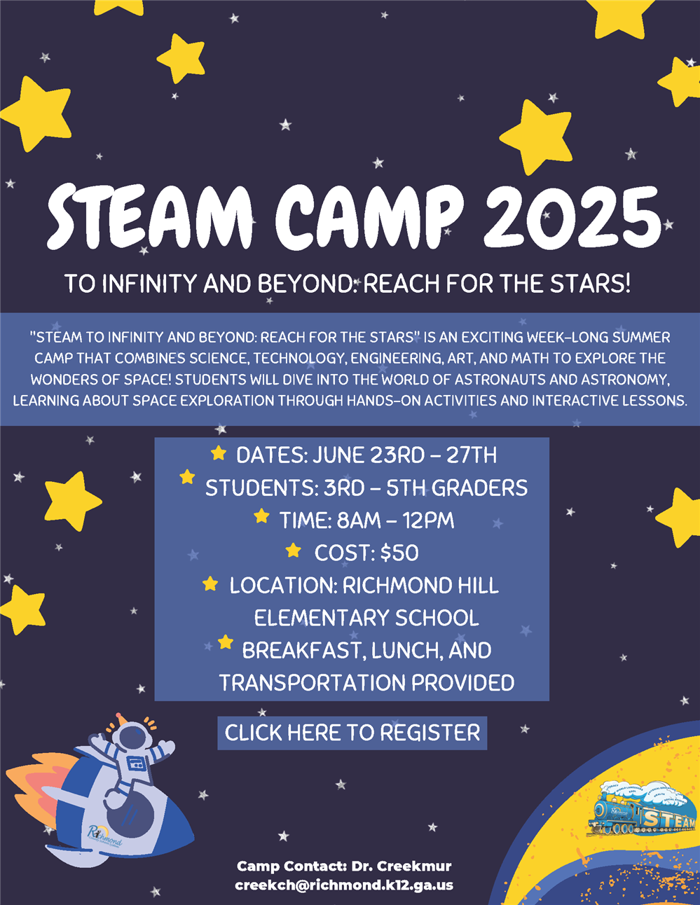 steam camp steam camp